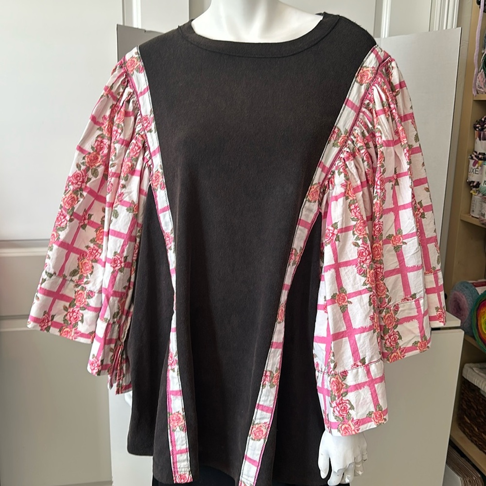 NWOT Free People Floral Top